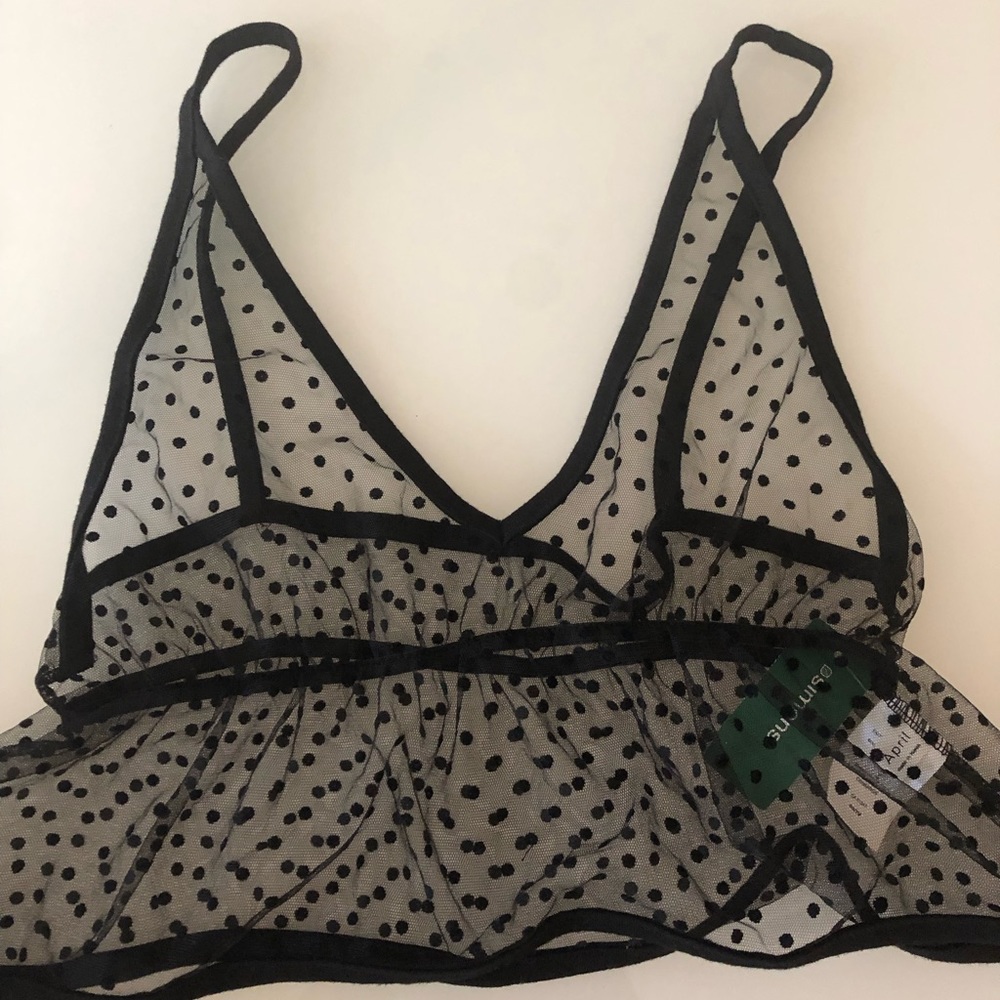 Polka Dot Crop Top